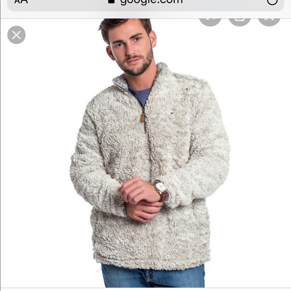The southern shirt company heather Sherpa pullover